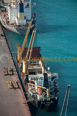 Traditional sailing Dhows get ready for a race.